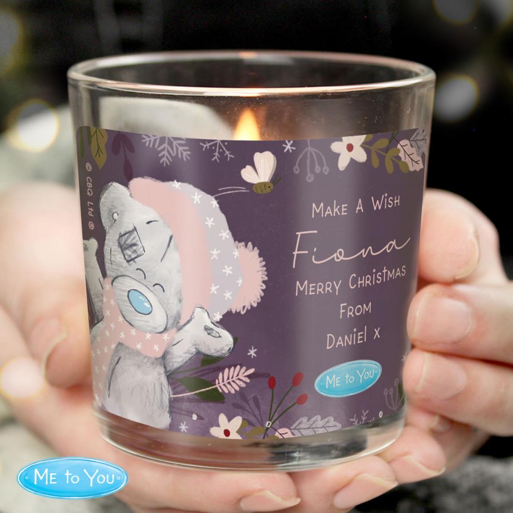 Personalised Me to You Cosy Winter Scented Jar Candle Extra Image 3